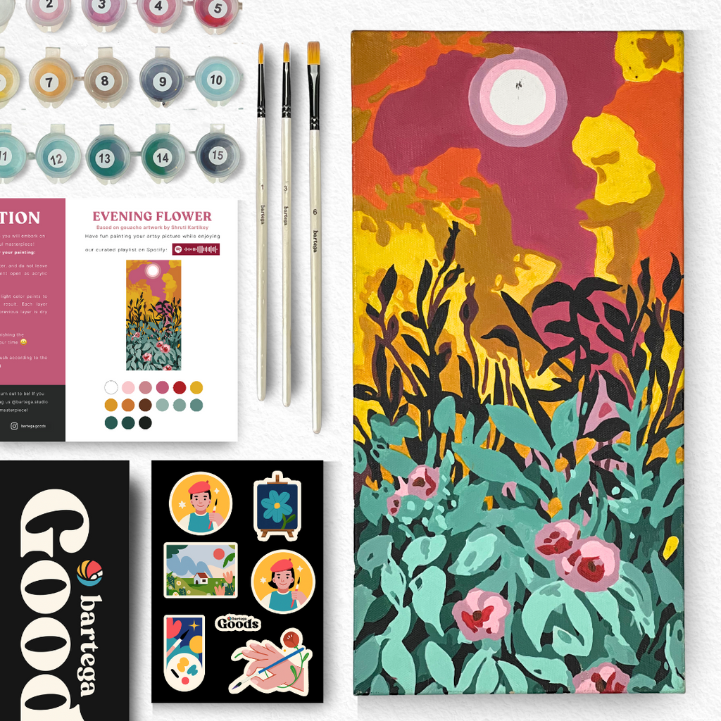 Paint By Number - Evening Flower Special Collaboration with Shruti Kartikey