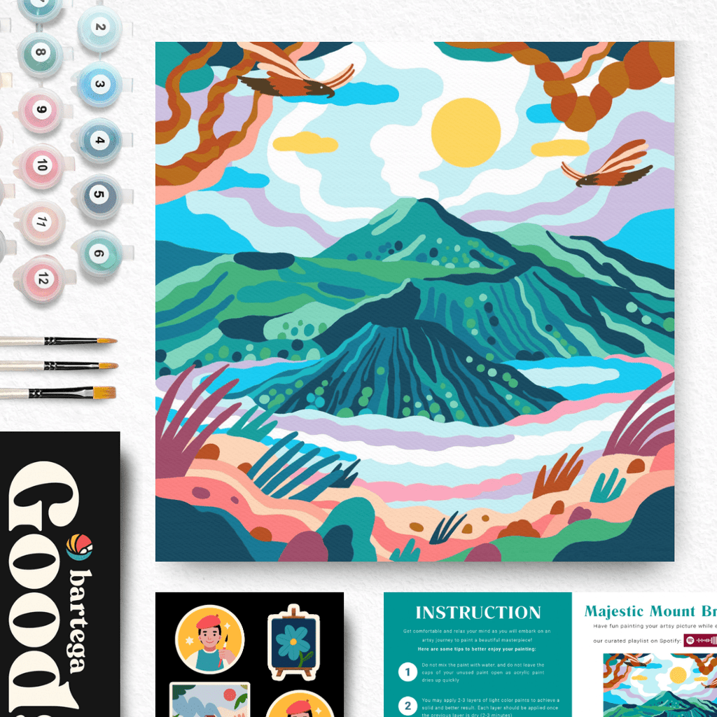 Paint By Number - Majestic Mount Bromo