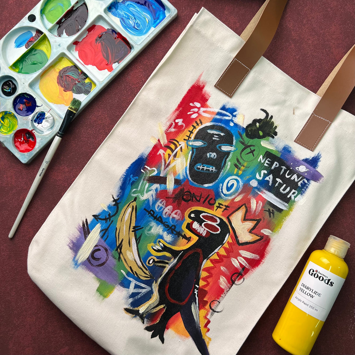 Tote bag painting best sale