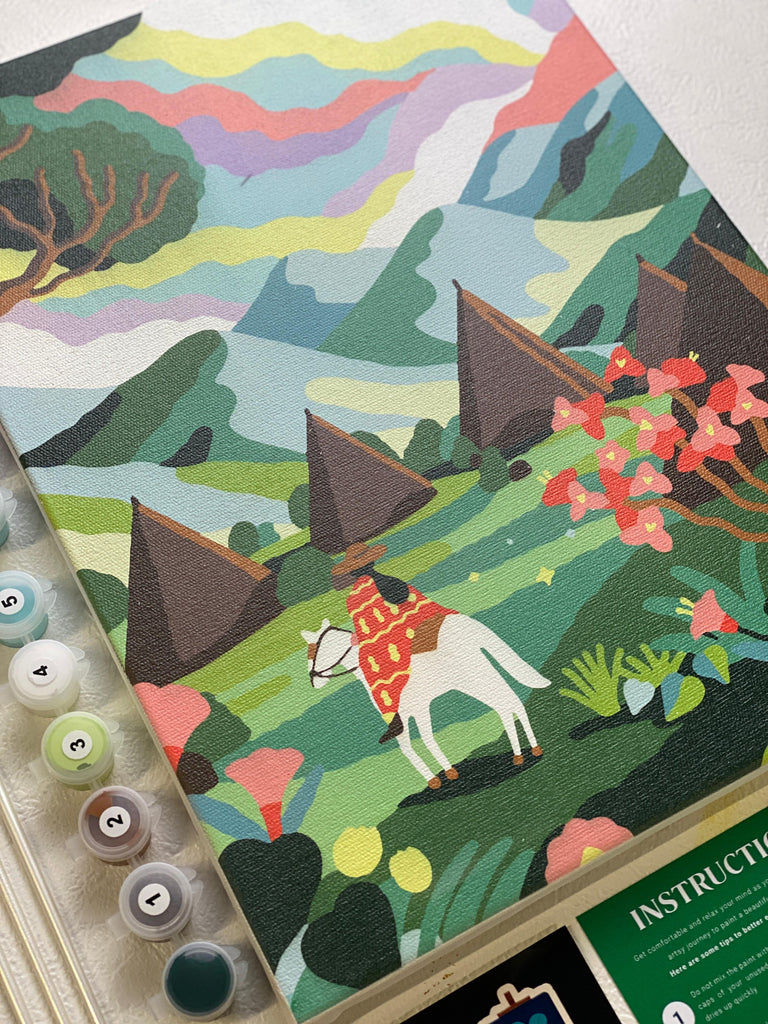 Paint By Number - Wae Rebo Adventures