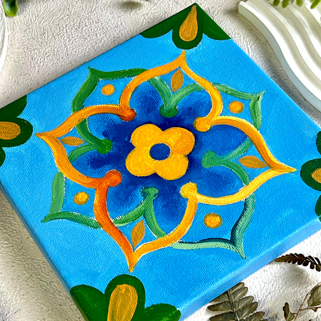 Pattern Canvas Painting at Grand Indonesia