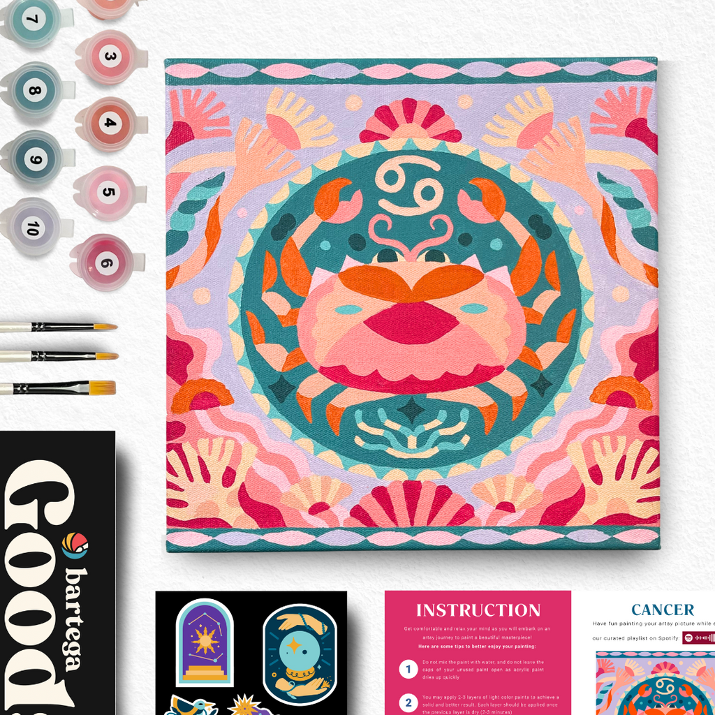 Paint by Number KIT - ZODIAC CANCER