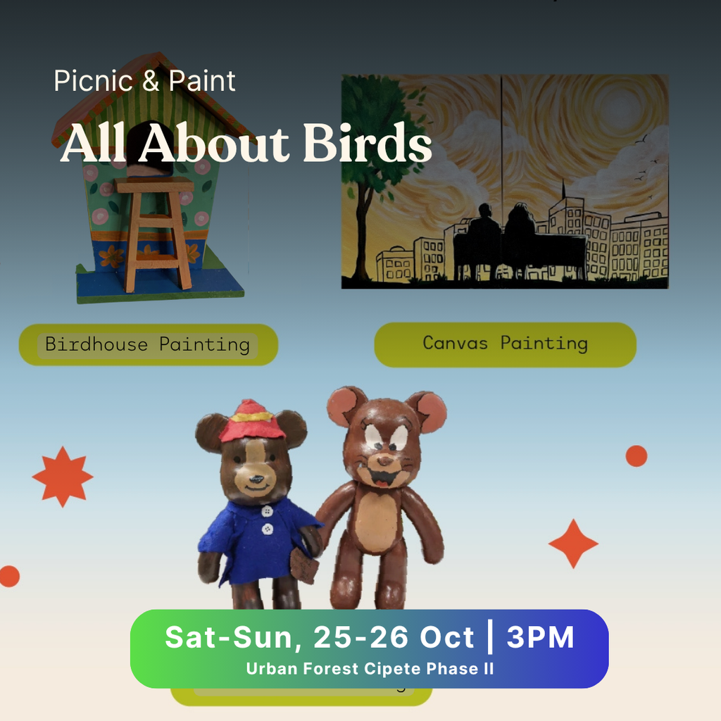 PICNIC & PAINT - ALL ABOUT BIRDS (Saturday & Sunday 25,26 October 2025 - 3.00 PM)