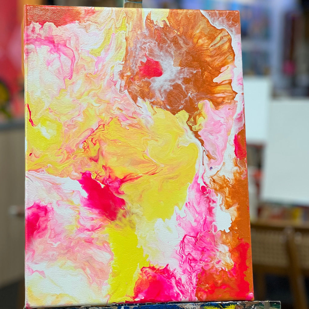 ABSTRACT POUR PAINT (Saturday 11 May 2024 - 2.30 PM)