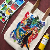 Totebag Painting (Basquiat Style)