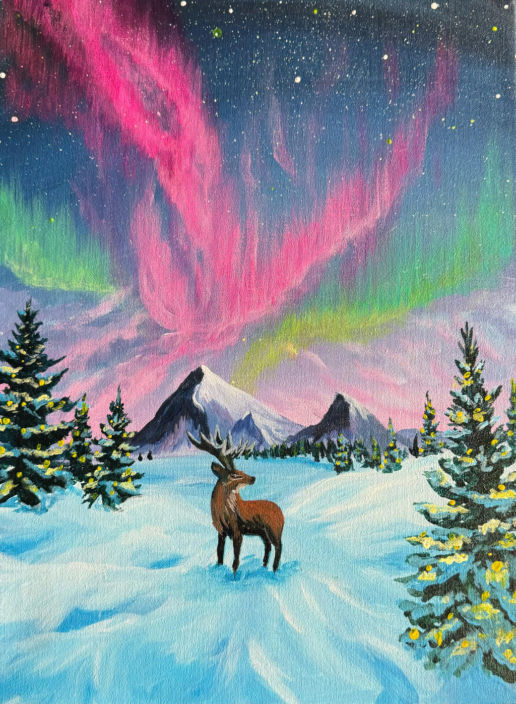 SNOWY AURORA DEER (Saturday 20 December 2025 - 2.00 PM)
