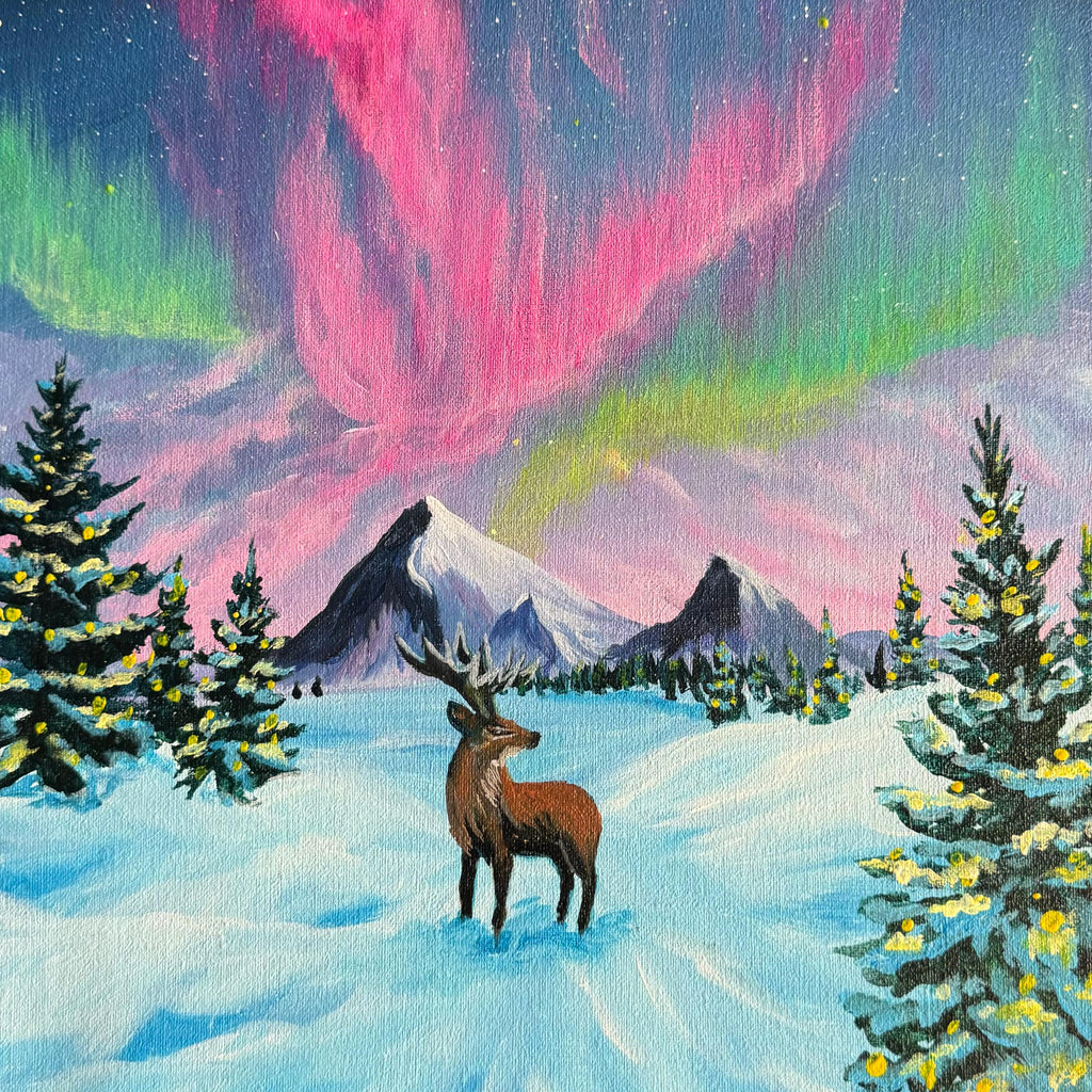 SNOWY AURORA DEER (Saturday 20 December 2025 - 2.00 PM)