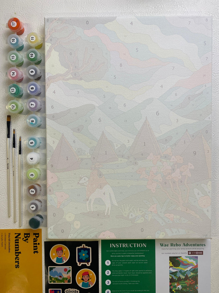Paint By Number - Wae Rebo Adventures