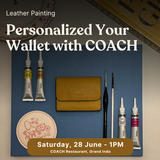 PERSONALIZED YOUR WALLET WITH COACH (Saturday 28 June 2025 - 1.00 PM)