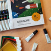 Gouache Paint Set - 12ml with 18 vibrant colors
