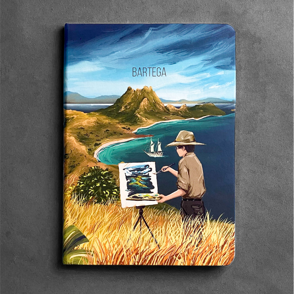 Komodo Island Sketchbook by Bartega x Papermark.id